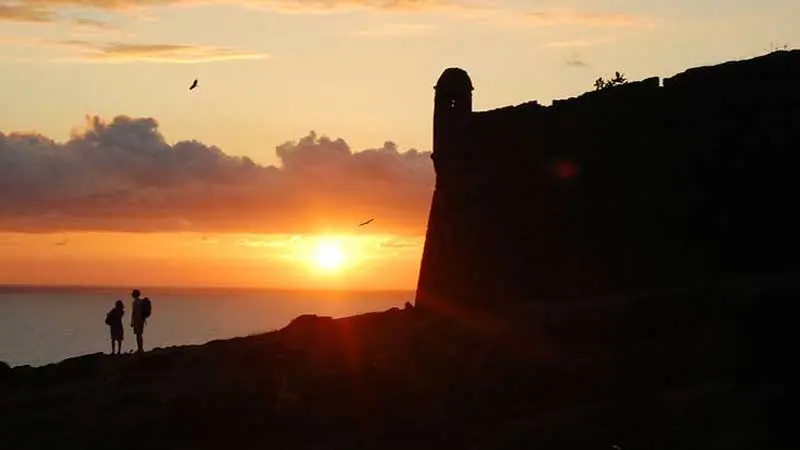 Sunset Point at Fort Aguada